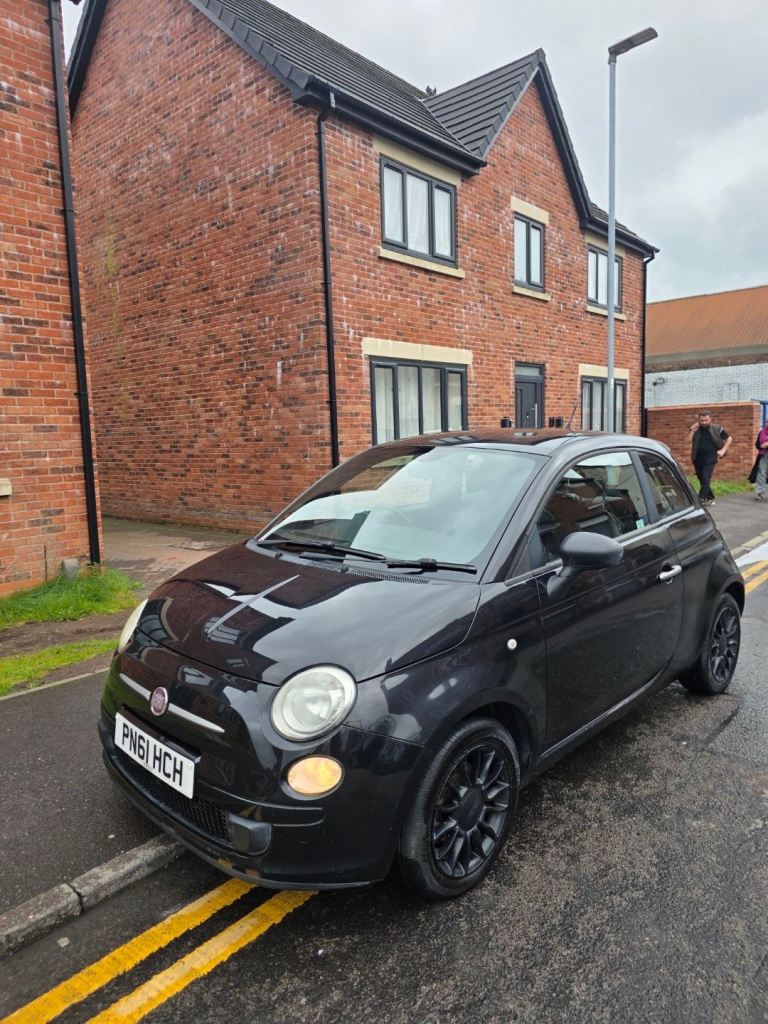 2011 Fiat 500 Pop twinair 0.9 petrol black 