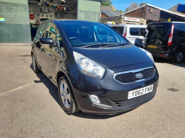 Kia Venga 3 SAT NAV, PANROOF , HALF LEATHER, GREAT HISTORY FILE, BLACK, 2 OWNERS