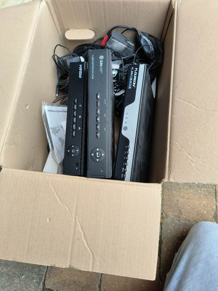Selection of CCTV DVRs/NVRs - Various Brands & Models