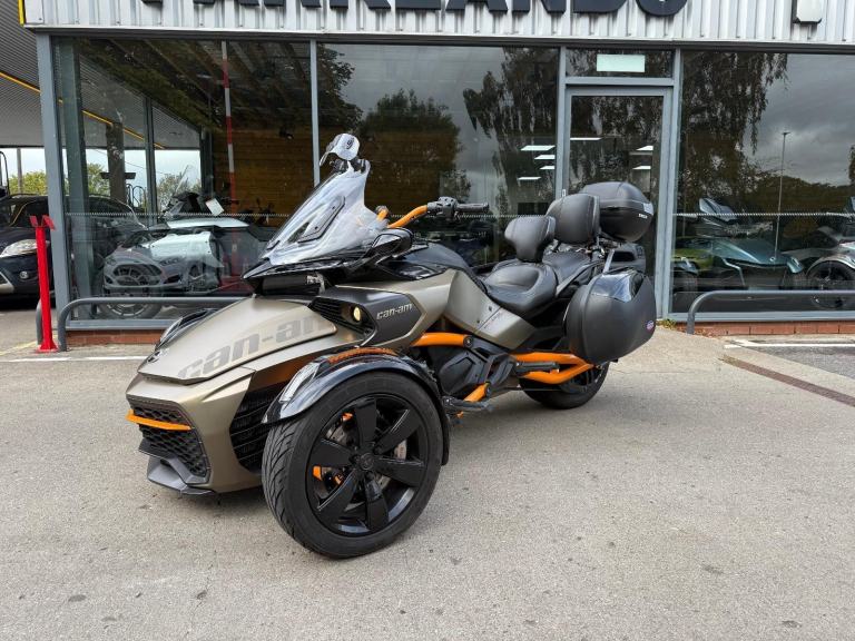 2019 CAN-AM SPYDER F3 S 1330 cc 6 speed semiautomatic trike in liquid titanium