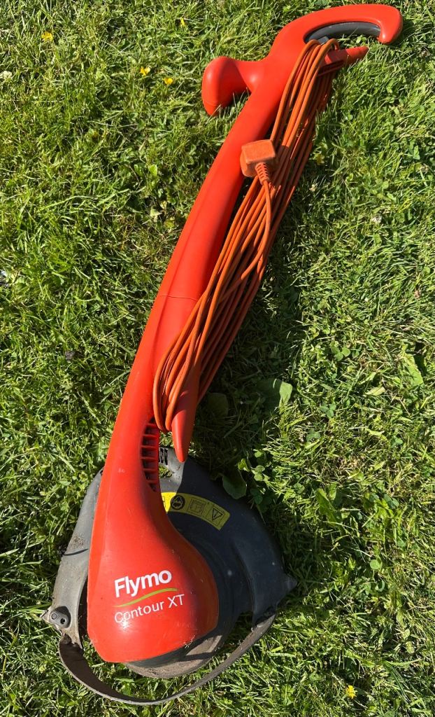 Flymo Contour XT 2in1 electric strimmer & edger vgc lawnmower mower trimmer power tools