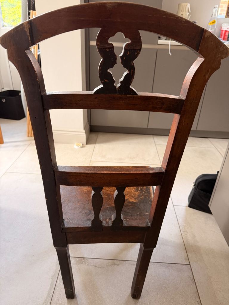 Vintage Solid Wood Chair – Great Upcycling Project