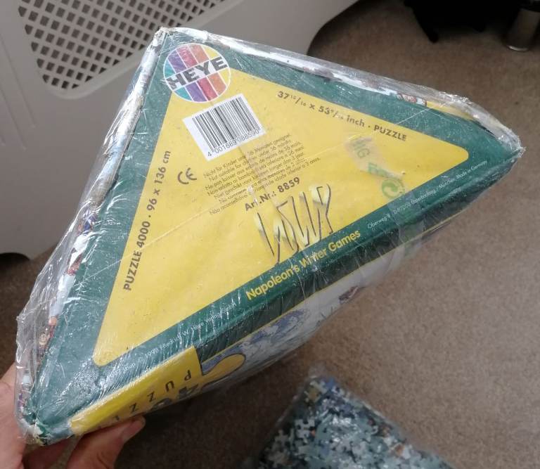 Heye Jigsaw Puzzle Napoleon's Winter Games 4000 Piece Puzzle Pieces Bag Unopened