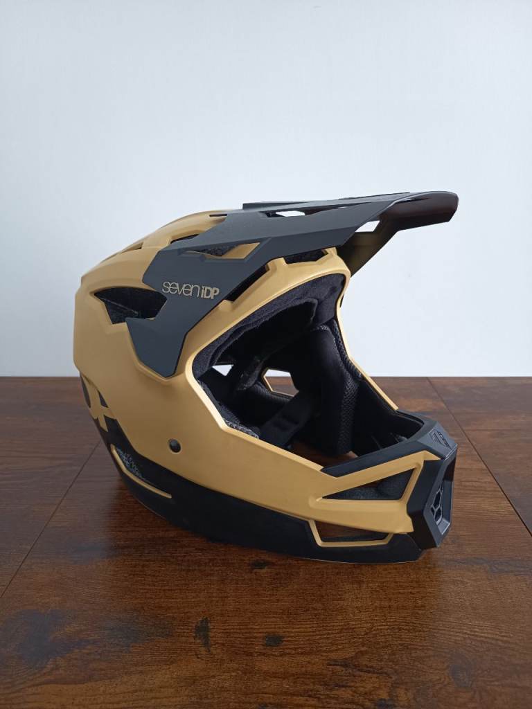 7Protection Project 23 ABS Full Face MTB Cycling Helmet L Sand/Black