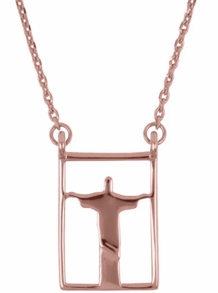 WANTED: DUREOS Rio Rose-Gold Scapular Necklace 