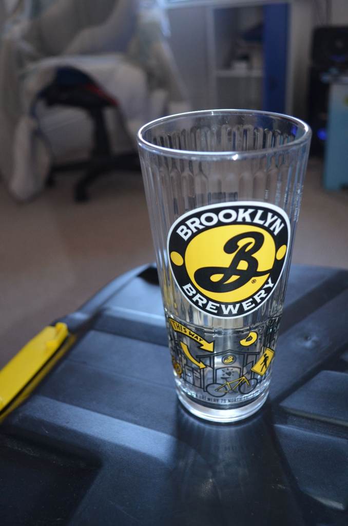 1  Brooklyn Brewery Pint Glasses New Design 20oz Brand New 