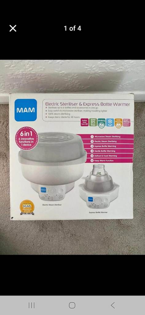 Mam bottle stirilizer and warmer 