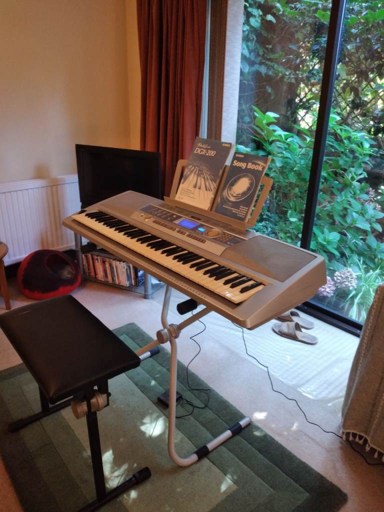 "Portable Grand" keyboard. Yamaha DGX-200