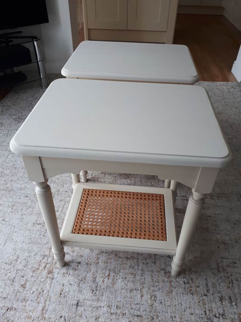 Two Laura Ashley Clifton side tables