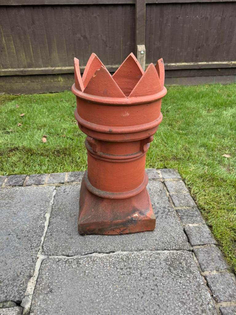 Crown chimney pot.