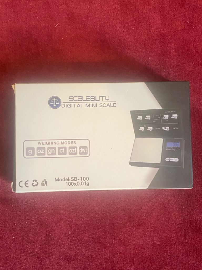 Digital mini scale #### 1 