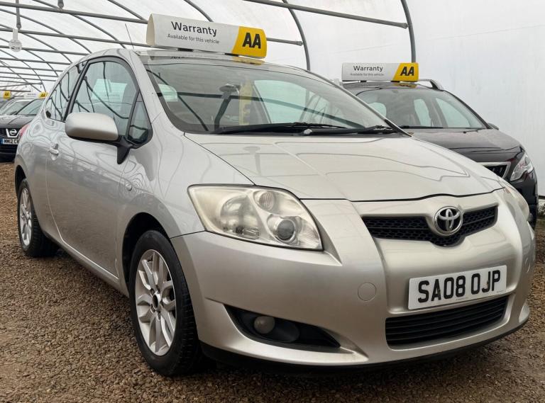 2008 Toyota Auris 1.6 VVTi TR 3dr HATCHBACK PETROL Manual
