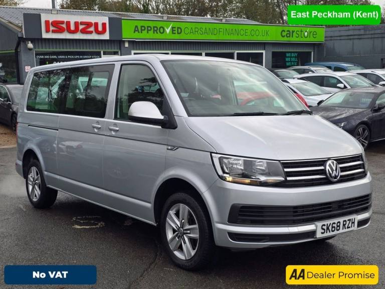 2018 Volkswagen Transporter Shuttle Silver 2.0 BiTDI BlueMotion Tech SE Minibus, 83,300 miles, 2 ...