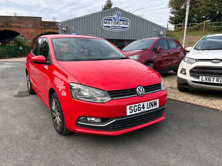 2014 Volkswagen Polo 1.0 BlueMotion Tech SE Hatchback 5dr Petrol Manual Euro 6