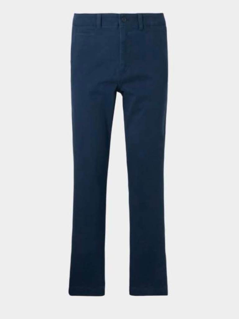 DOCKERS PREMIUM ALPHA CHINO SLIM FIT Size: 33x32 Navy Blue 