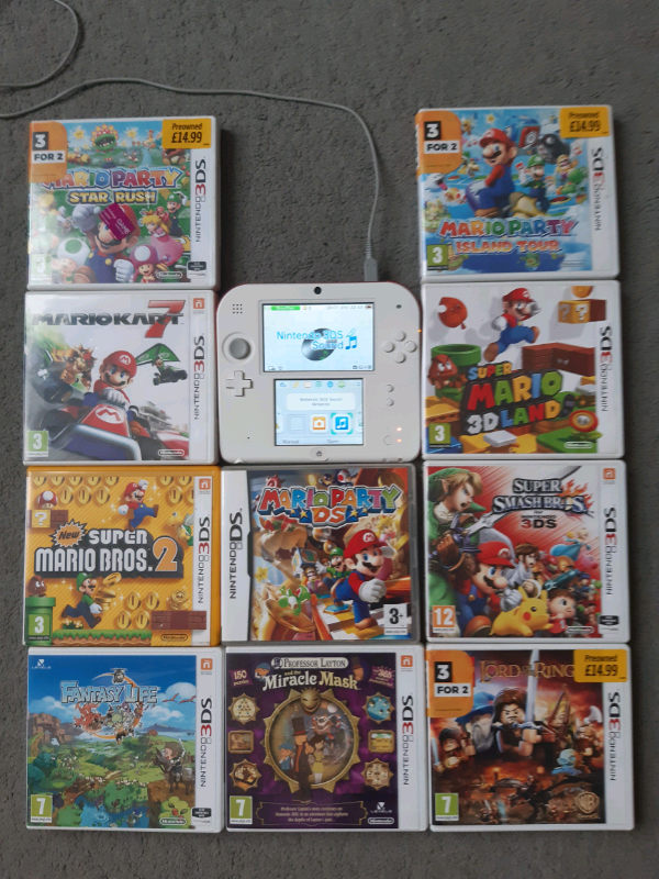 Nintendo 2ds and games bundle