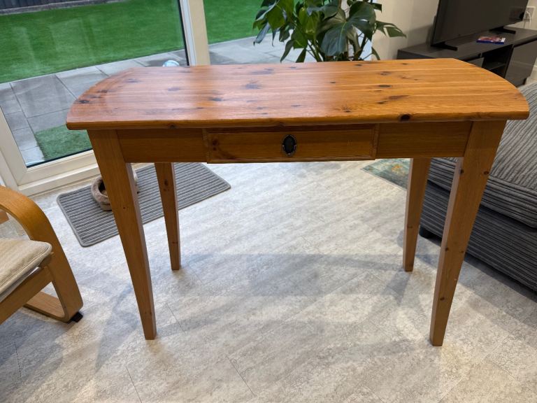 Ikea pine Console table 