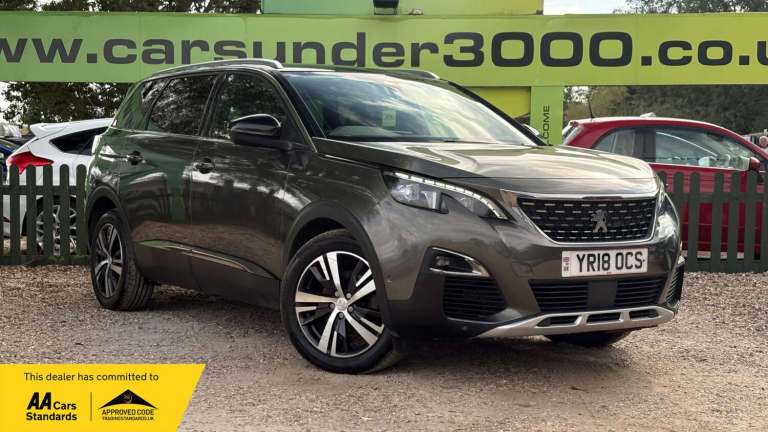 2018 Peugeot 5008 1.6 BlueHDi GT Line SUV 5dr Diesel EAT Euro 6 (s/s) (120 ps) SUV Diesel Automatic