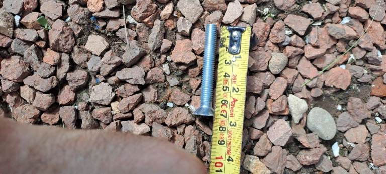 M10 x 70mm x12 countersunk bolts