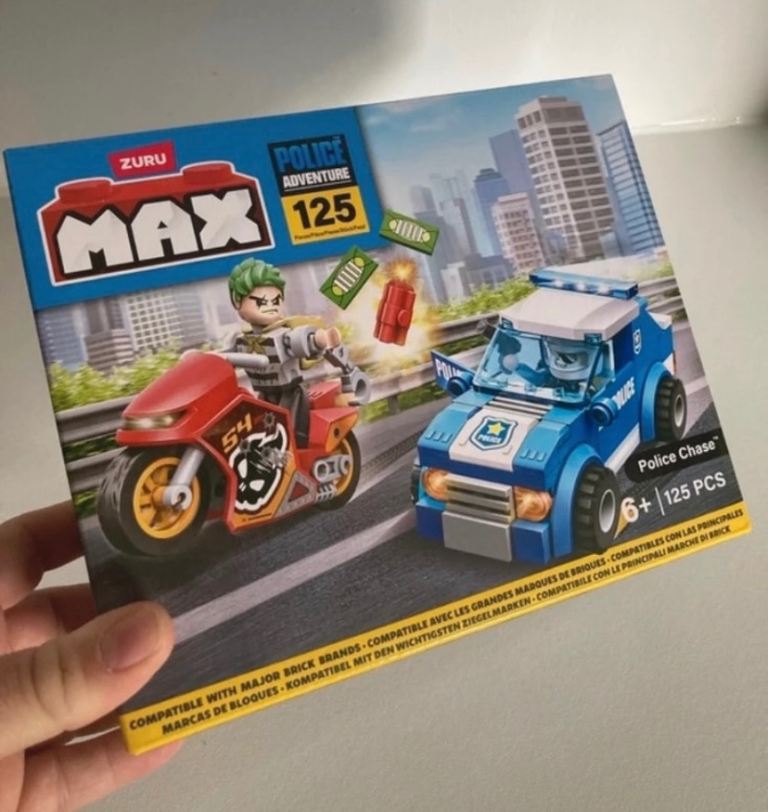 ZURU MAX Police Adventure Building Set – 125 Pieces – New & Sealed