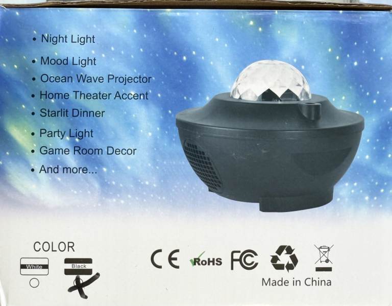 Starry Projector Party Light Music Speaker