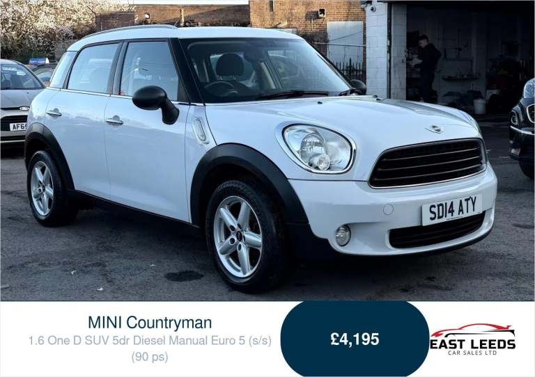 2014 MINI Countryman 1.6 One D SUV 5dr Diesel Manual Euro 5 (s/s) (90 ps) SUV Diesel Manual