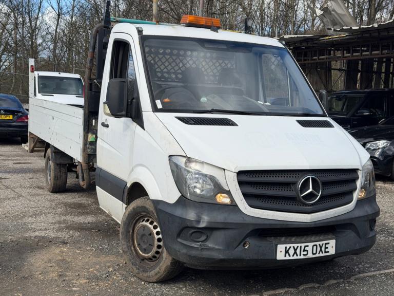 2015 MERCEDES-BENZ SPRINTER 313 CDI 2.1 LWB WHITE PICK UP TAIL LIFT NO VAT 