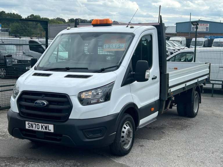 2020 Ford Transit 2.0 350 EcoBlue Leader Dropside 2dr Diesel Manual RWD L3 Euro 6 (s/s) (130  CHA...