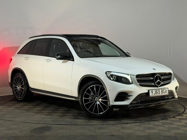 STUNNING WHITE 2015 65 MERCEDES-BENZ GLC250D AMG LINE PREMIUM PLUS AUTOMATIC 4WD
