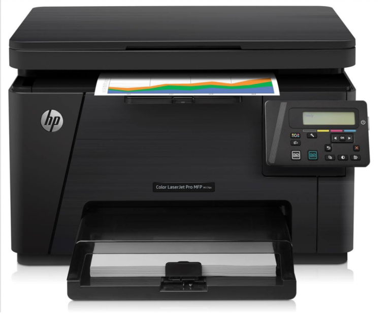 HP colour laserJet Pro Printer MFP M176n scanner copier laser printer