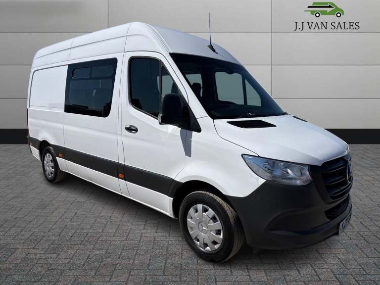 2021 Mercedes-Benz Sprinter 2.1 314 CDI Progressive Crew Van RWD L2 H2 Euro 6 (s/s) 5dr PANEL VAN...