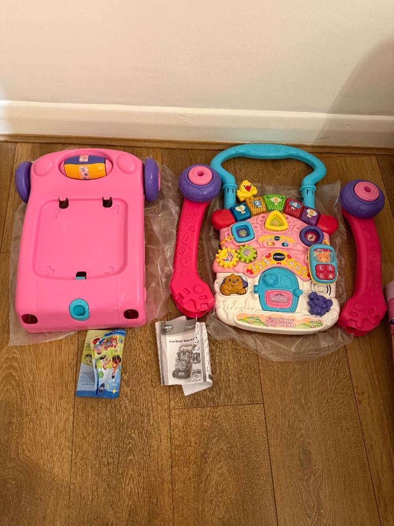 VTech 505653 First Steps Baby Walker - Pink
