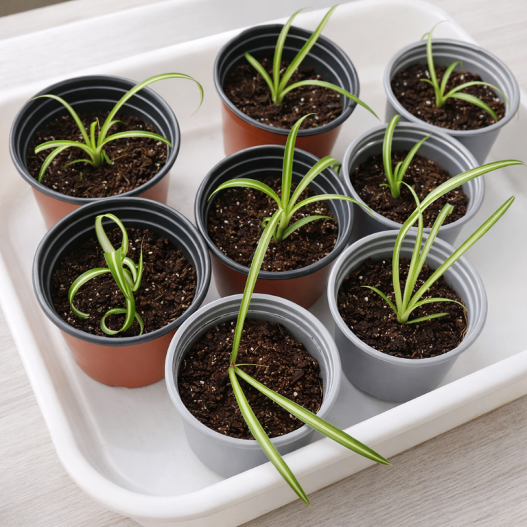 Baby spider plant air purification pet friendly low maintenance 