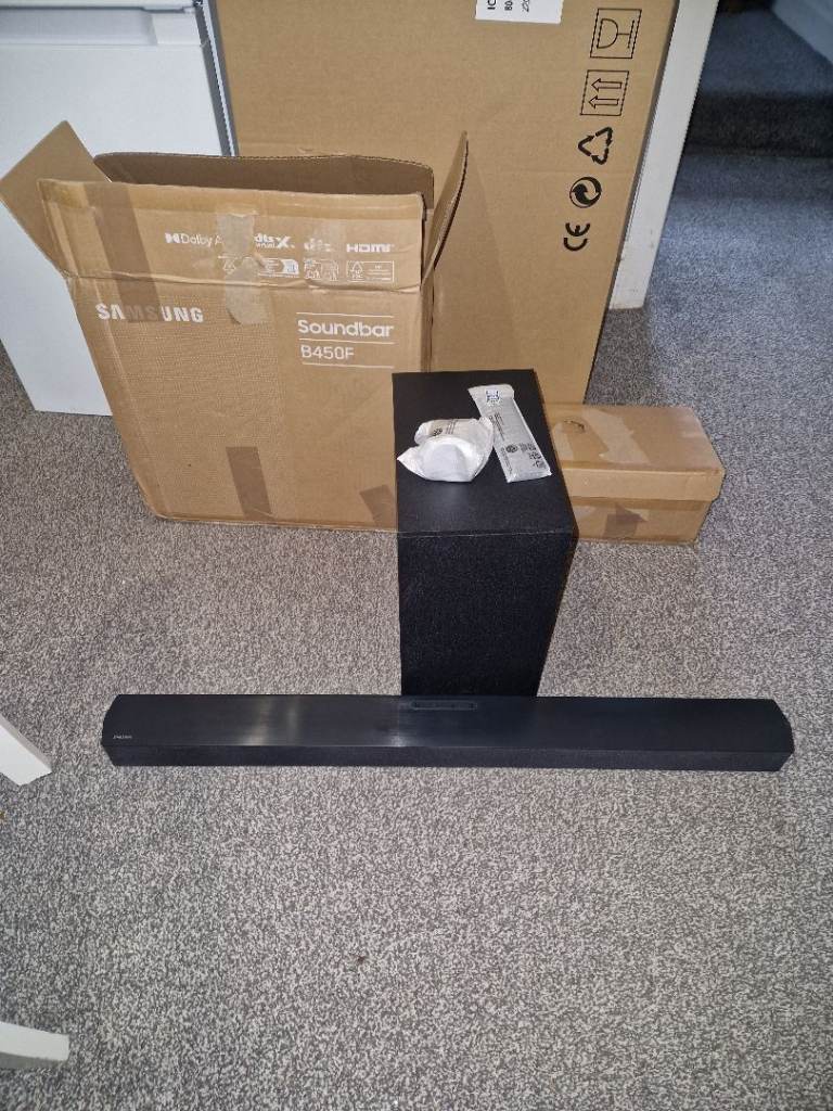 Samsung HW-B450F/XU 2.1 300W Wireless Sound Bar with DTS Virtual:X 2025