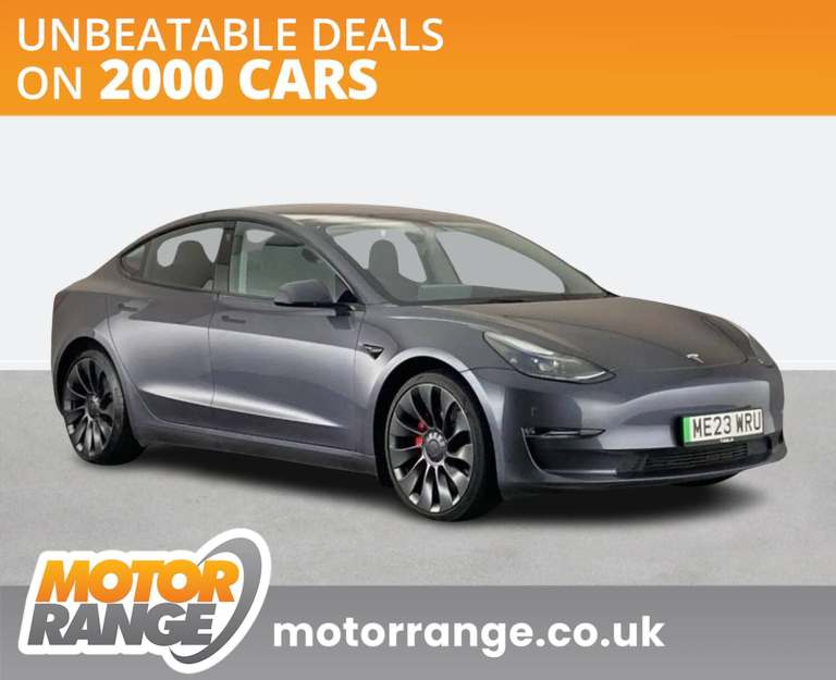 2023 Tesla Model 3 Performance AWD 4dr [Performance Upgrade] Auto Saloon ELECTRIC Automatic
