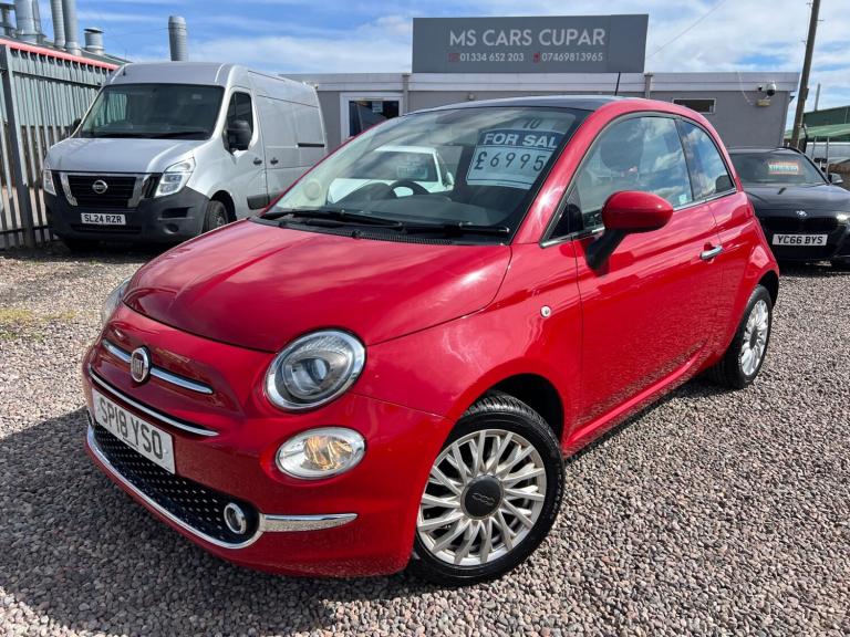 2018 Fiat 500 1.2 Lounge 3dr HATCHBACK Petrol Manual