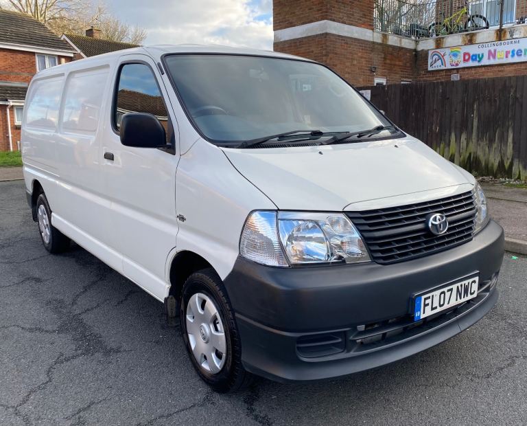 2007 Toyota Hiace 300 D-4D LWB 95bhp **78K MILES ONLY, F.S.H**
