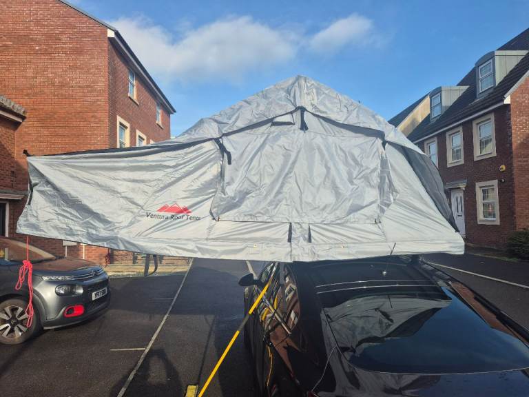 Ventura Roof Tent  Extended Twin Ladder Ventura Deluxe 1.8 Roof Top Tent + Annex