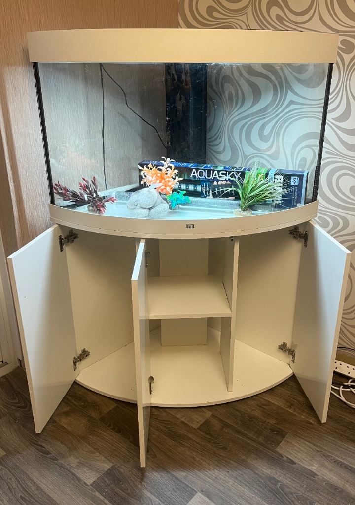 Jewel white 190 litre aquarium tank with stand