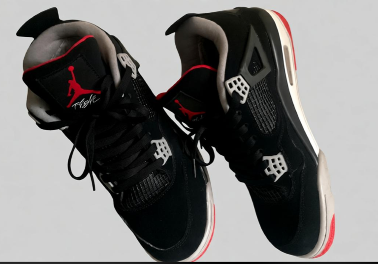 Nike Air Jordan 4 OG 2019 Edition (Black Cement – Black/Red/Grey)
