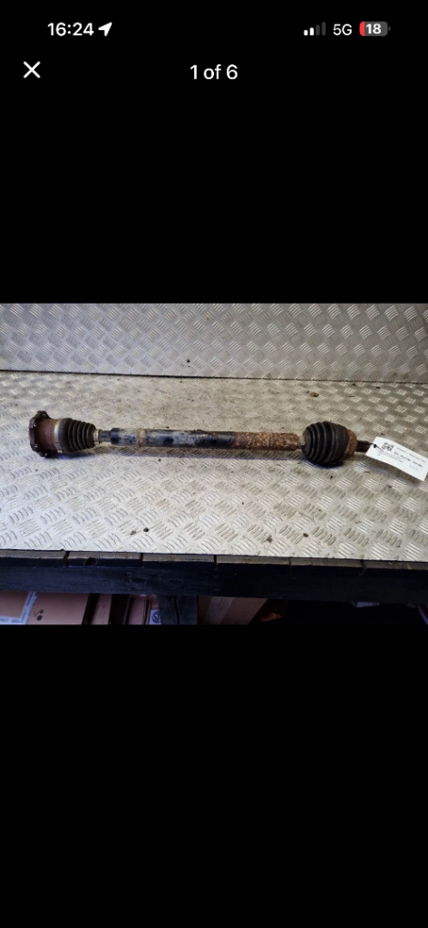 AUDI TT DRIVESHAFT DRIVER SIDE MK1 2005