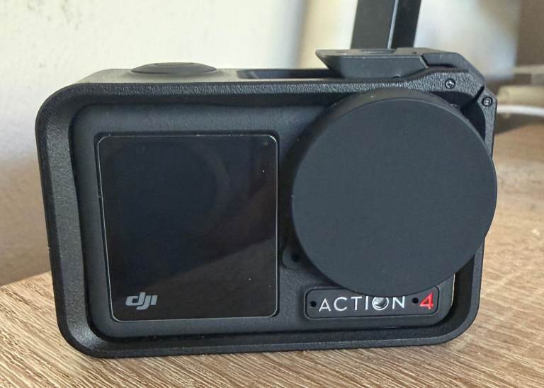 DJI Action 4 Camera with Case and Selfie Stick – As Good As New