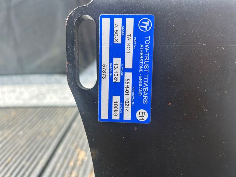 Tow trust tow bar 