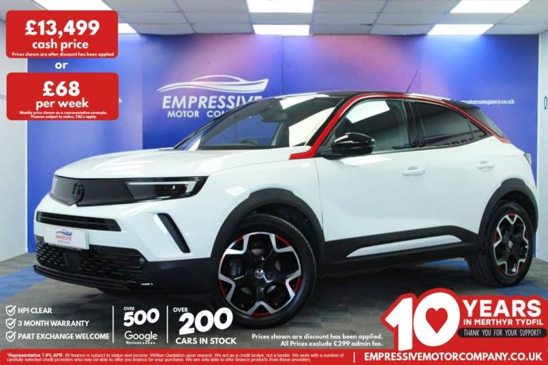 2021 71 VAUXHALL MOKKA 1.2 TURBO SRI SUV 5DR PETROL MANUAL EURO 6 (S/S) (100 PS)