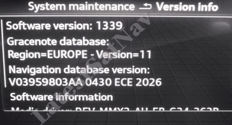 Latest 2026-2027 Audi Sat Nav SD Card Map Update MIB2 High Navigation www latestsatnav co uk