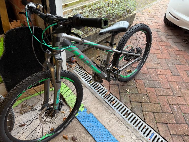 Cube Mountain Bike 24inch wheels Grey/Green, Good Condition, £50.00 for ...