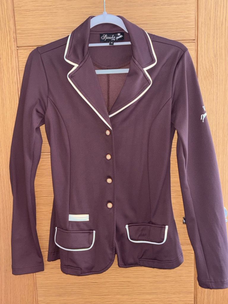 Genuine Brown Spooks Equestrian Show Jacket - Size Medium