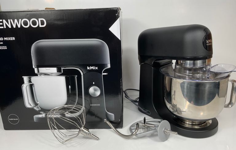 Kenwood kMix Stand Mixer Matt Black KMX751ABK 5L Stainless Steel Bowl
