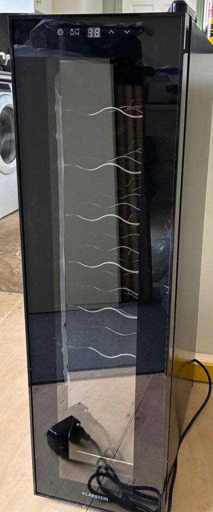 Slimline Wine Cooler Fridge – Black, Excellent Condition