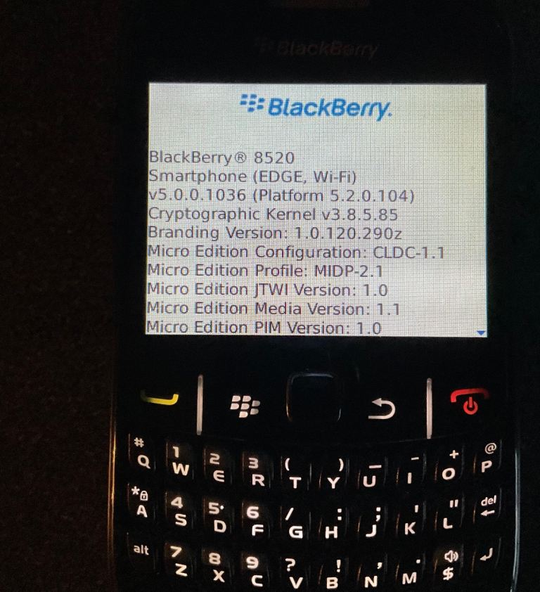 BlackBerry 8520 EDGE
